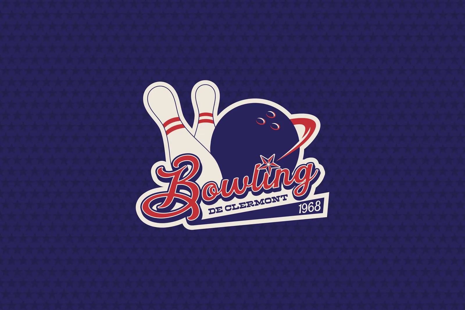 Bowling de Clermont : identité visuelle & site web par Luds Studio, visuel 1