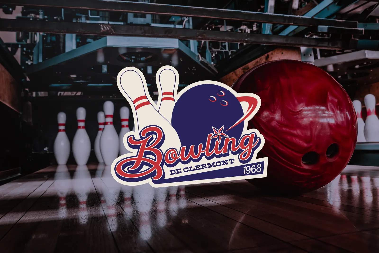 Bowling de Clermont : identité visuelle & site web par Luds Studio, visuel 2