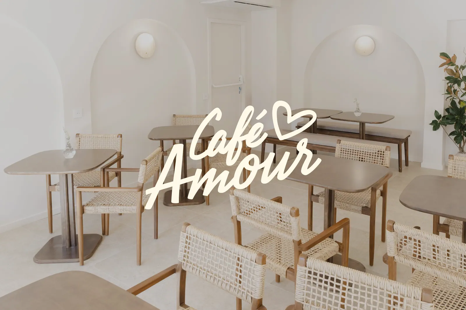 Café Amour : identité visuelle & site web par Luds Studio, visuel 2