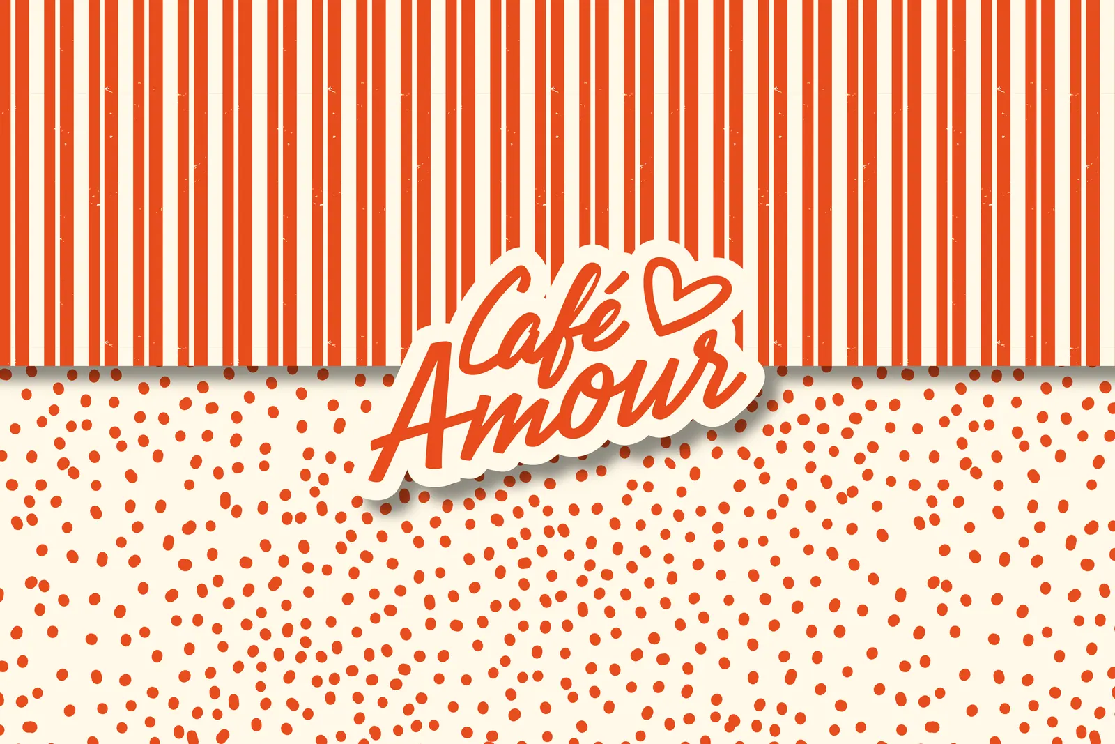 Café Amour : identité visuelle & site web par Luds Studio, visuel 4