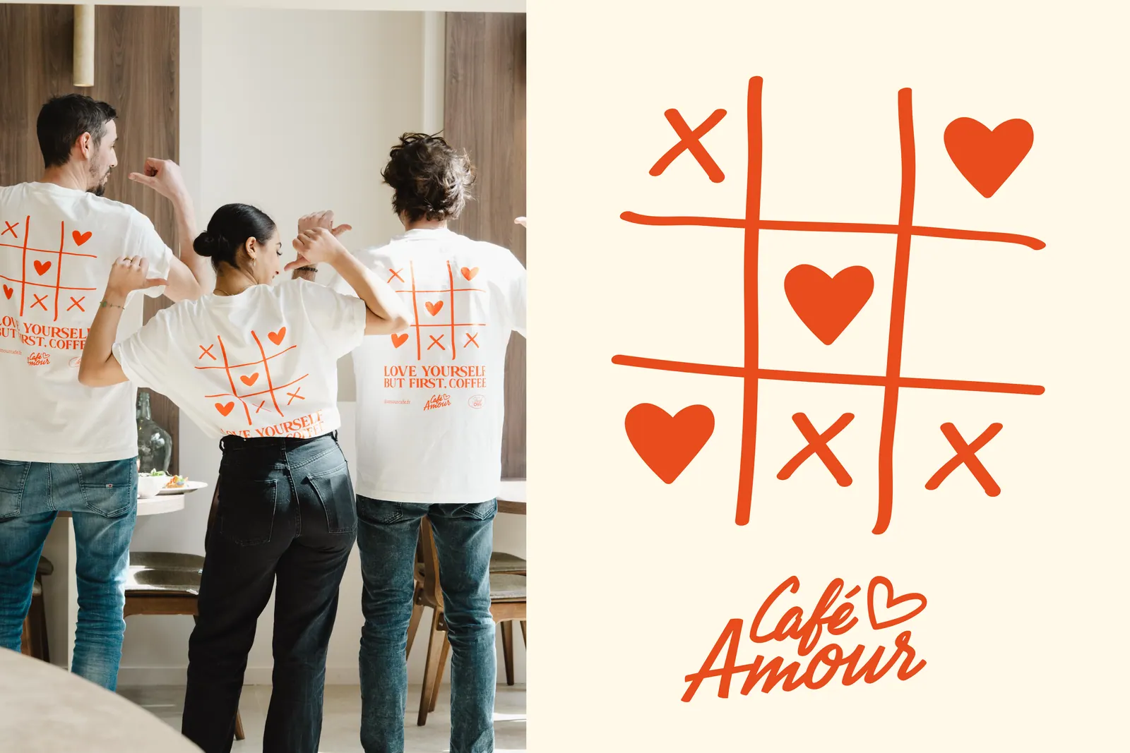 Café Amour : identité visuelle & site web par Luds Studio, visuel 6