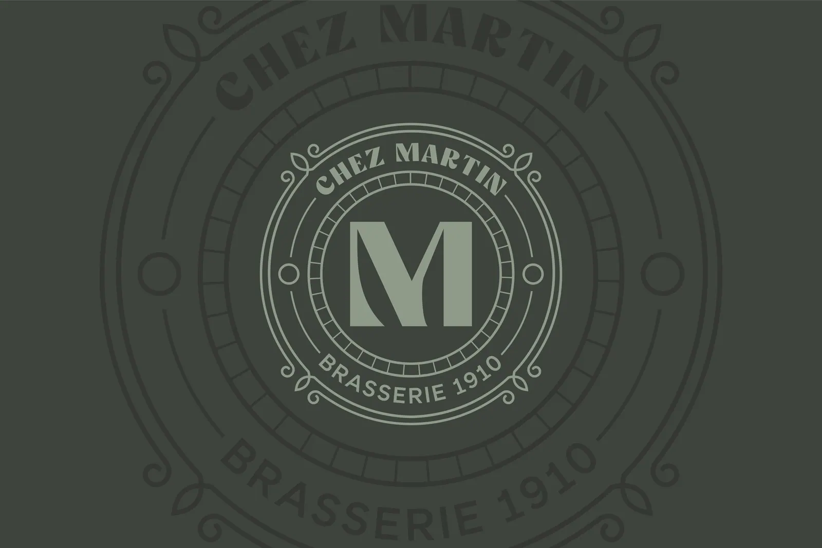 Chez Martin : identité visuelle par Luds Studio, visuel 1