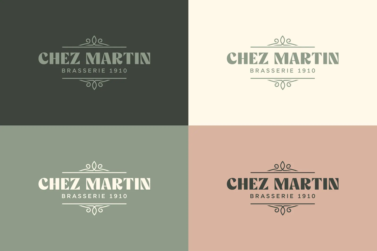 Chez Martin : identité visuelle par Luds Studio, visuel 3