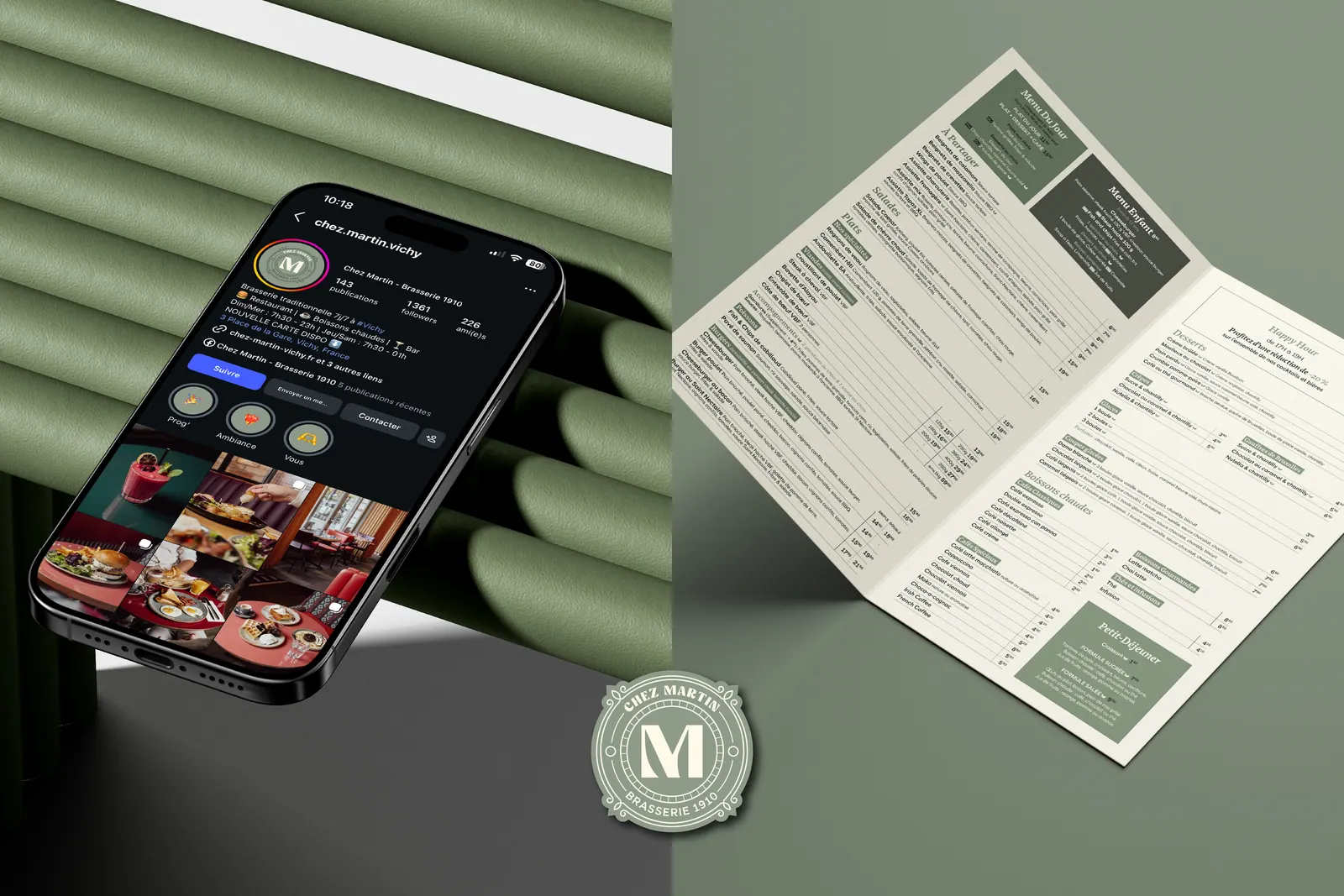 Chez Martin : identité visuelle par Luds Studio, visuel 7