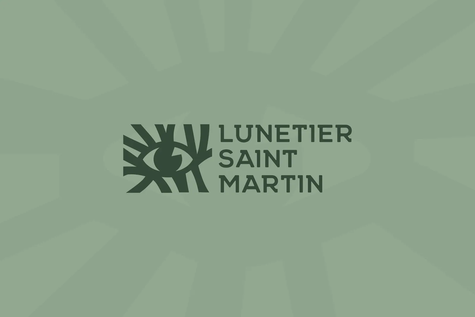 Lunetier Saint Martin : identité visuelle par Luds Studio, visuel 1