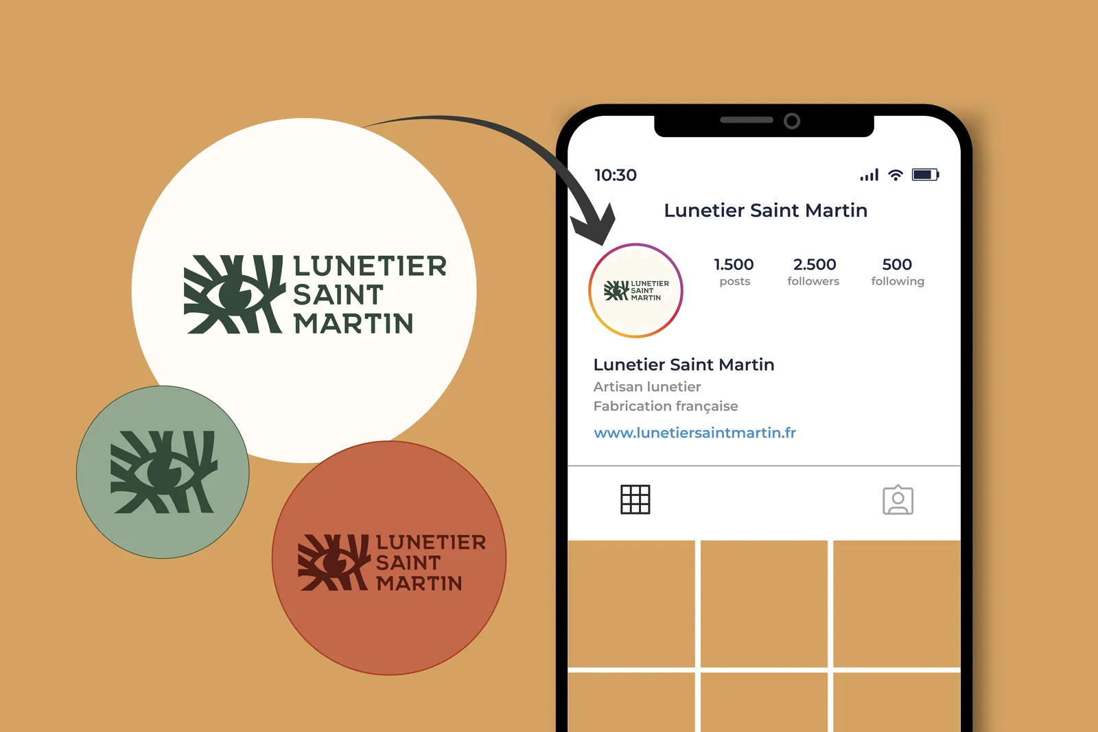 Lunetier Saint Martin : identité visuelle par Luds Studio, visuel 5