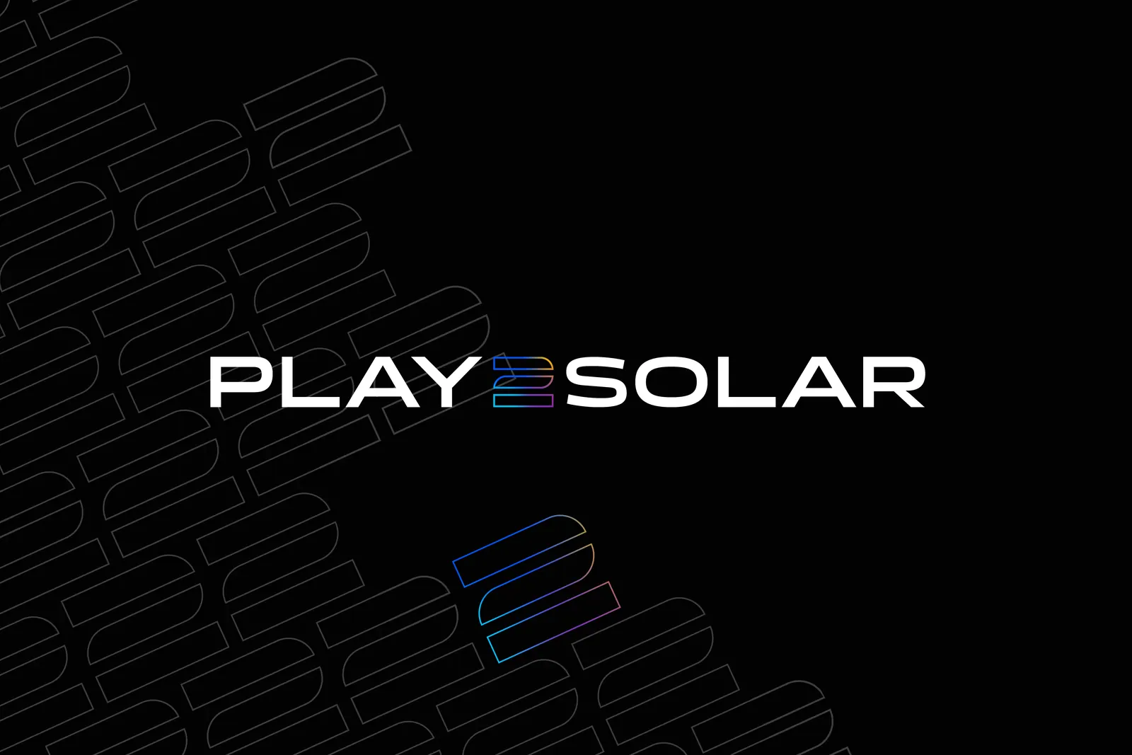 Play 2 Solar : identité visuelle par Luds Studio, visuel 1