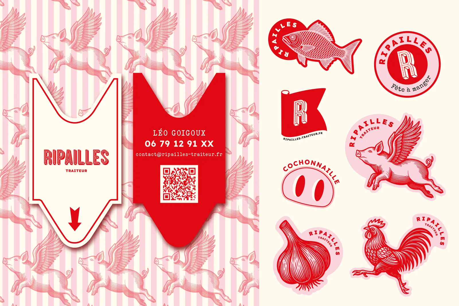 Ripailles : identité visuelle par Luds Studio, visuel 5